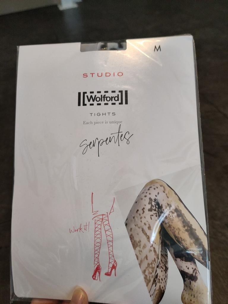Wolford Studio Serpentes panty met reptielenprint - Nieuw, Overige kleuren, Nieuw, Maat 40/42 (M), Ophalen of Verzenden