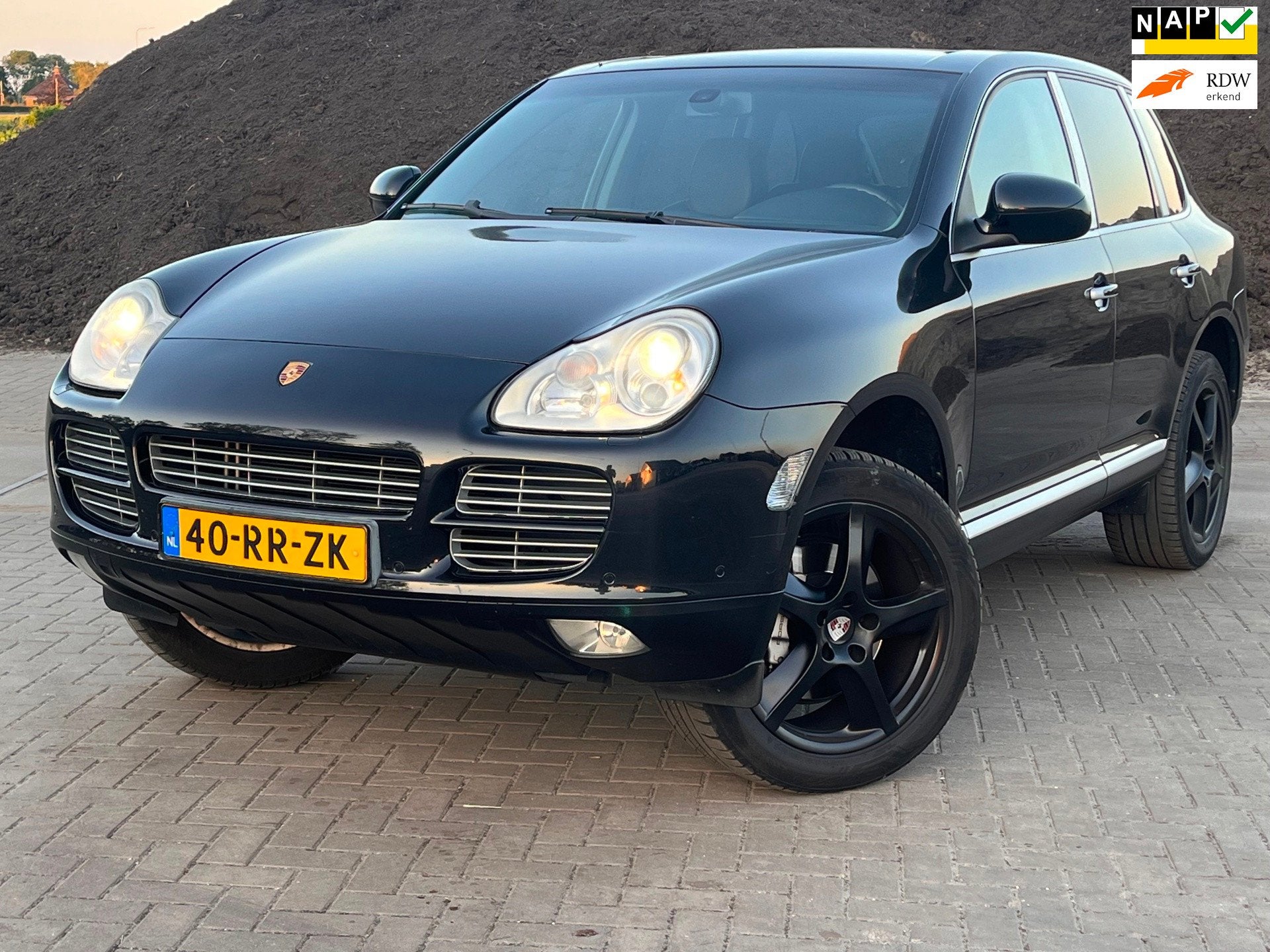 Porsche Cayenne 4.5 S BLACK ON BLACK XENON LEER SPORTSTAND N, Auto's, Automaat, Cayenne, 8 cilinders, Bedrijf