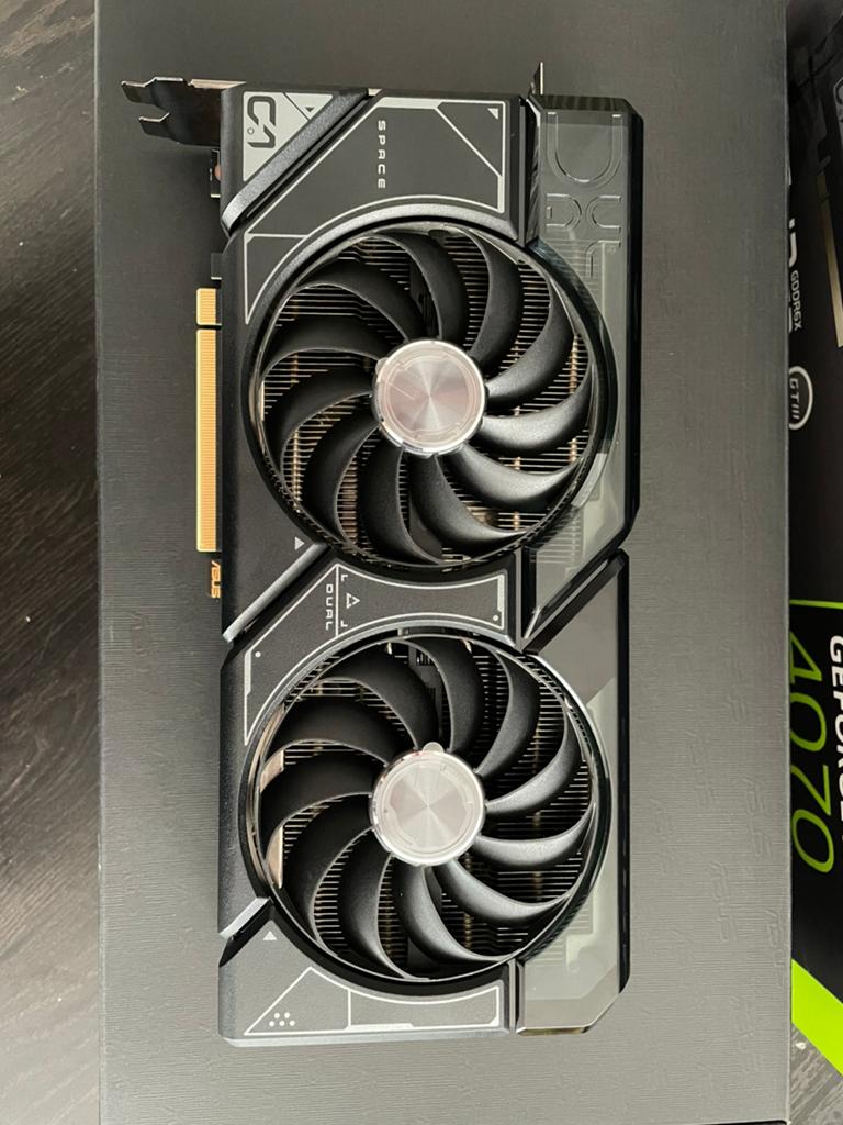 Asus Nvidia Dual Geforce RTX 4070 12GB videokaart, Computers en Software, Videokaarten, Ophalen, GDDR6, PCI-Express 4, Zo goed als nieuw
