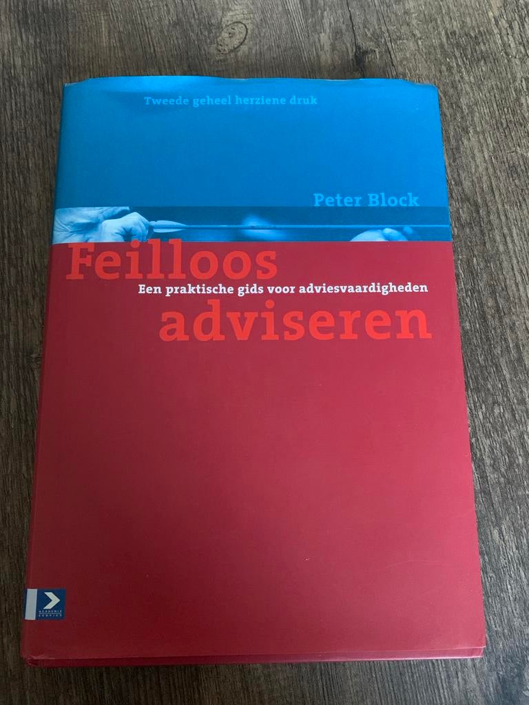 Feilloos Adviseren - Peter Block, Ophalen of Verzenden, Gamma, Gelezen, HBO