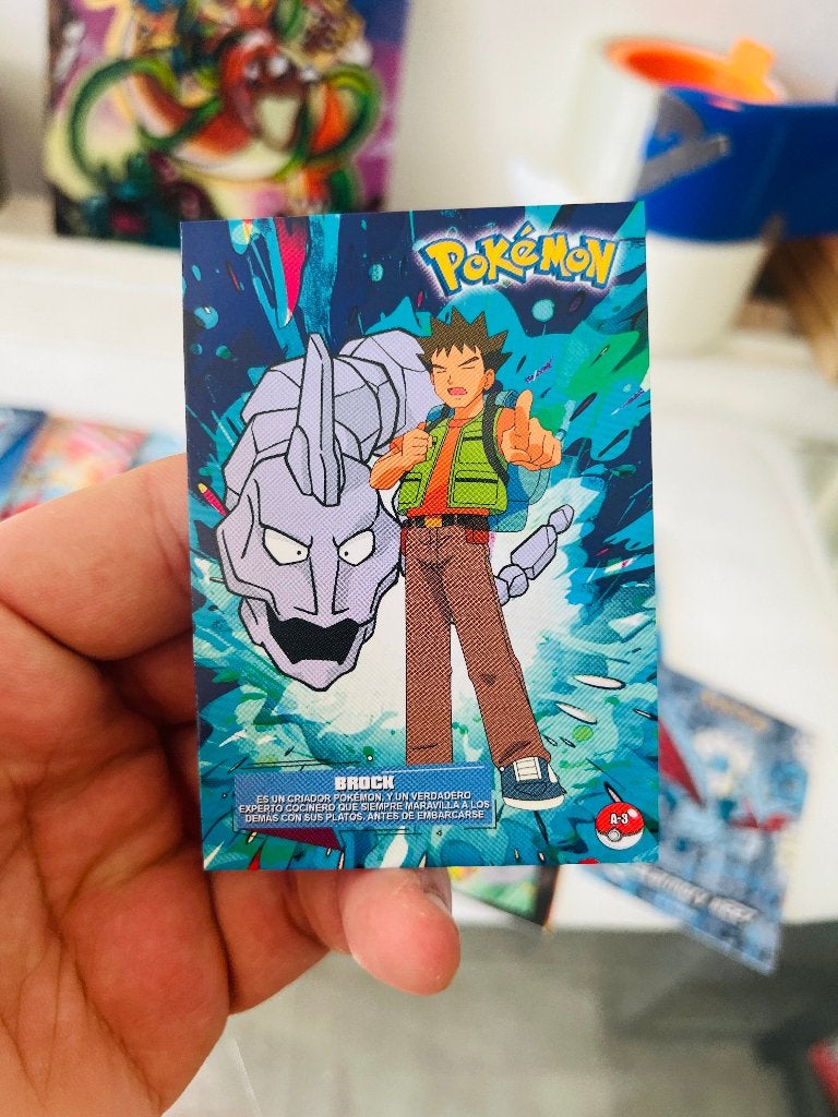 Brock Steelix Johto Card Top Collection Promo Pokemon, Verzenden, Zo goed als nieuw, Losse kaart, Foil