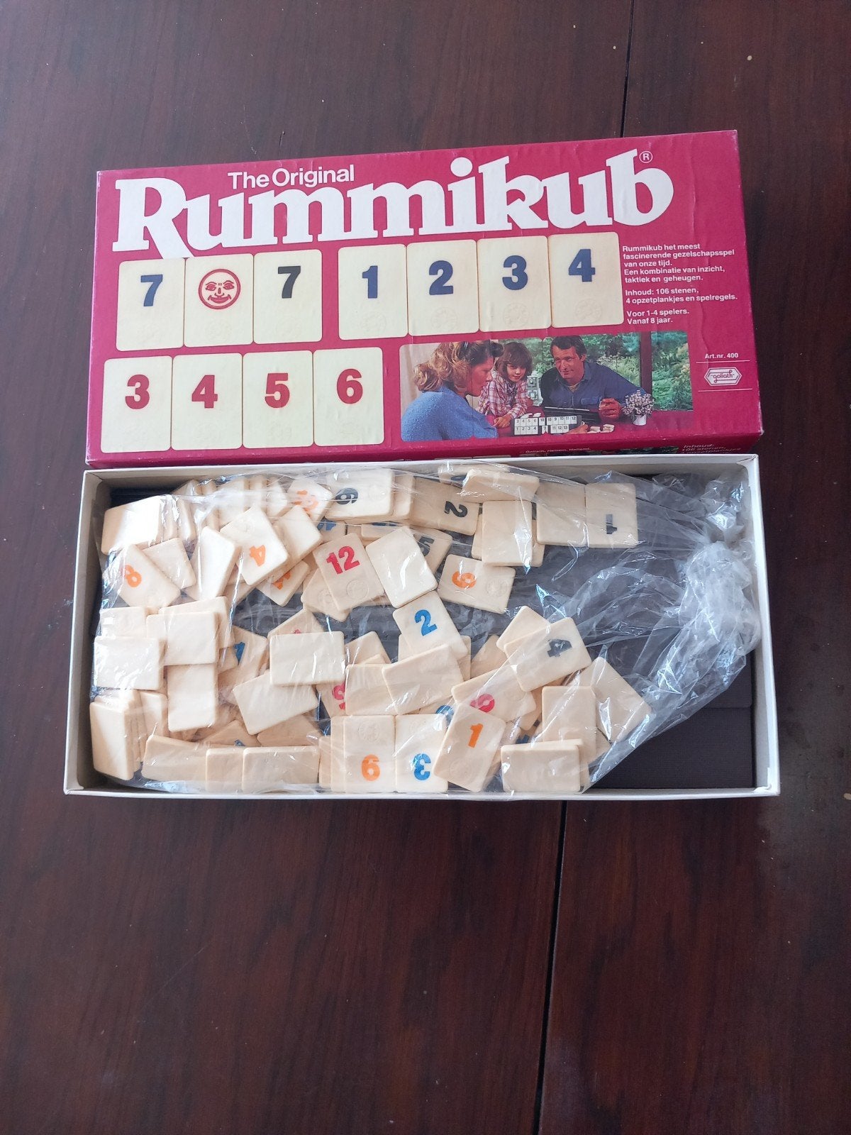 Rummikub The Original bordspel - Compleet, Een of twee spelers, Ophalen of Verzenden, Gebruikt, Goliath