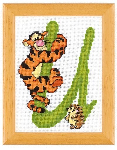 Borduurpakket Winnie de Pooh letter U 40871, ., Nieuw, Ophalen of Verzenden, .