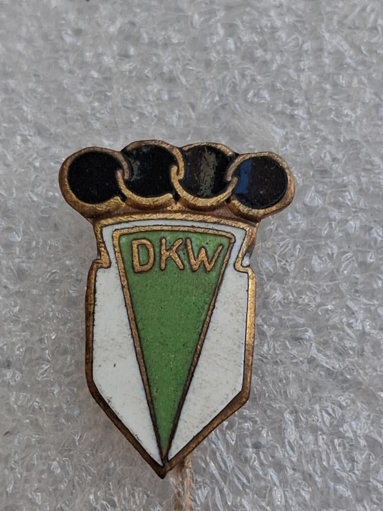 Speldje DKW oldtimer auto email., Ophalen of Verzenden, Gebruikt, Transport