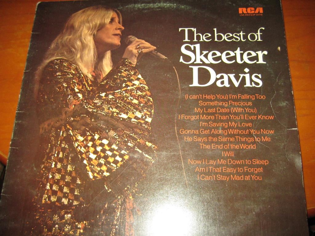 LP, The Best of Skeeter Davis, Cd's en Dvd's, Vinyl | Pop, Ophalen of Verzenden, Zo goed als nieuw, 12 inch