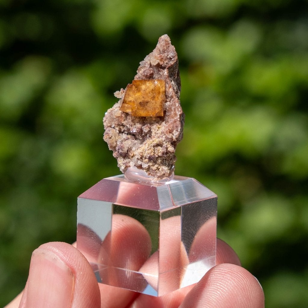 Fluoriet uit Bergmännisch Glück #11, Ophalen of Verzenden, Mineraal
