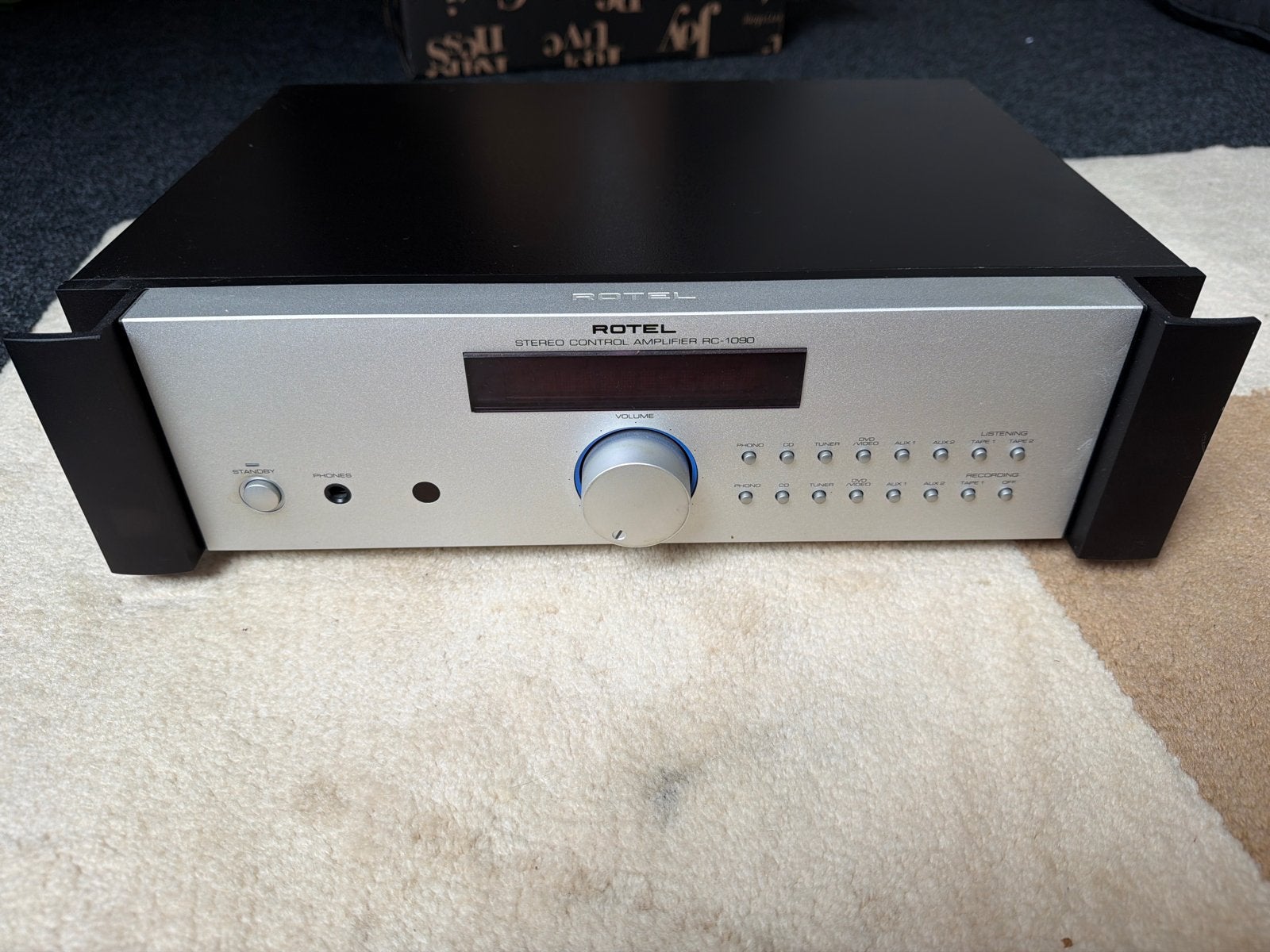 ROTEL RC1090 voorversterker, Audio, Tv en Foto, Versterkers en Receivers, Gebruikt, Ophalen, Overige merken, Minder dan 60 watt