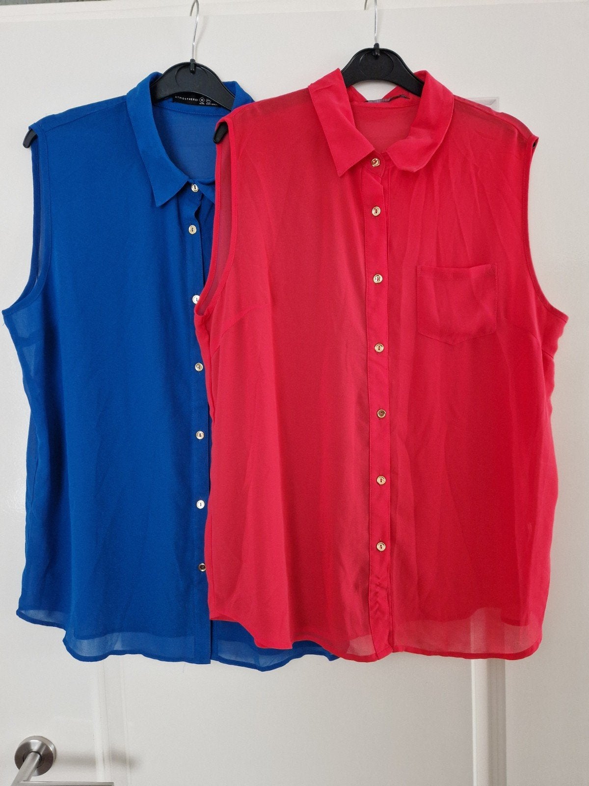 Roze en blauwe top met gouden knoopjes maat 42 Atmosphere, Atmosphere, Maat 42/44 (L), Nieuw, Ophalen of Verzenden