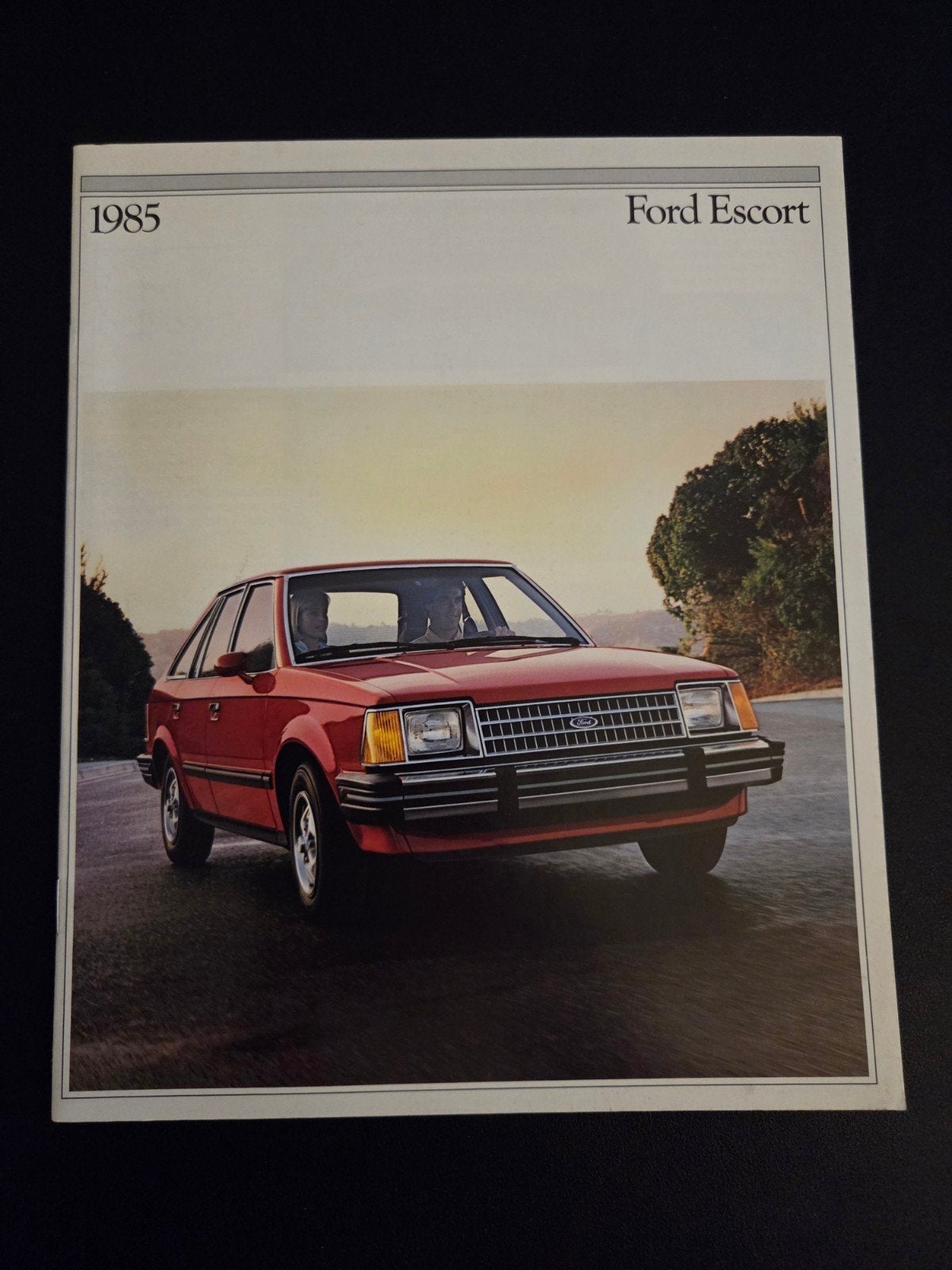 Brochure Ford Escort 1985 USA, Ophalen of Verzenden, Zo goed als nieuw, Ford