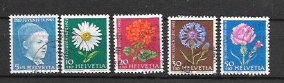 1963 Complete serie Pro Juventute 1963, Postzegels en Munten, Ophalen of Verzenden, Gestempeld