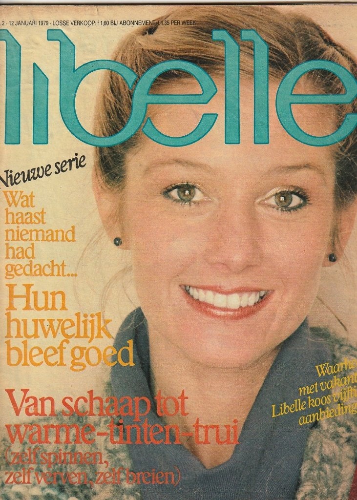 Vintage tijdschrift Libelle 1979 n.2 breien & mode, Verzenden, 1960 tot 1980, Nederland, Tijdschrift