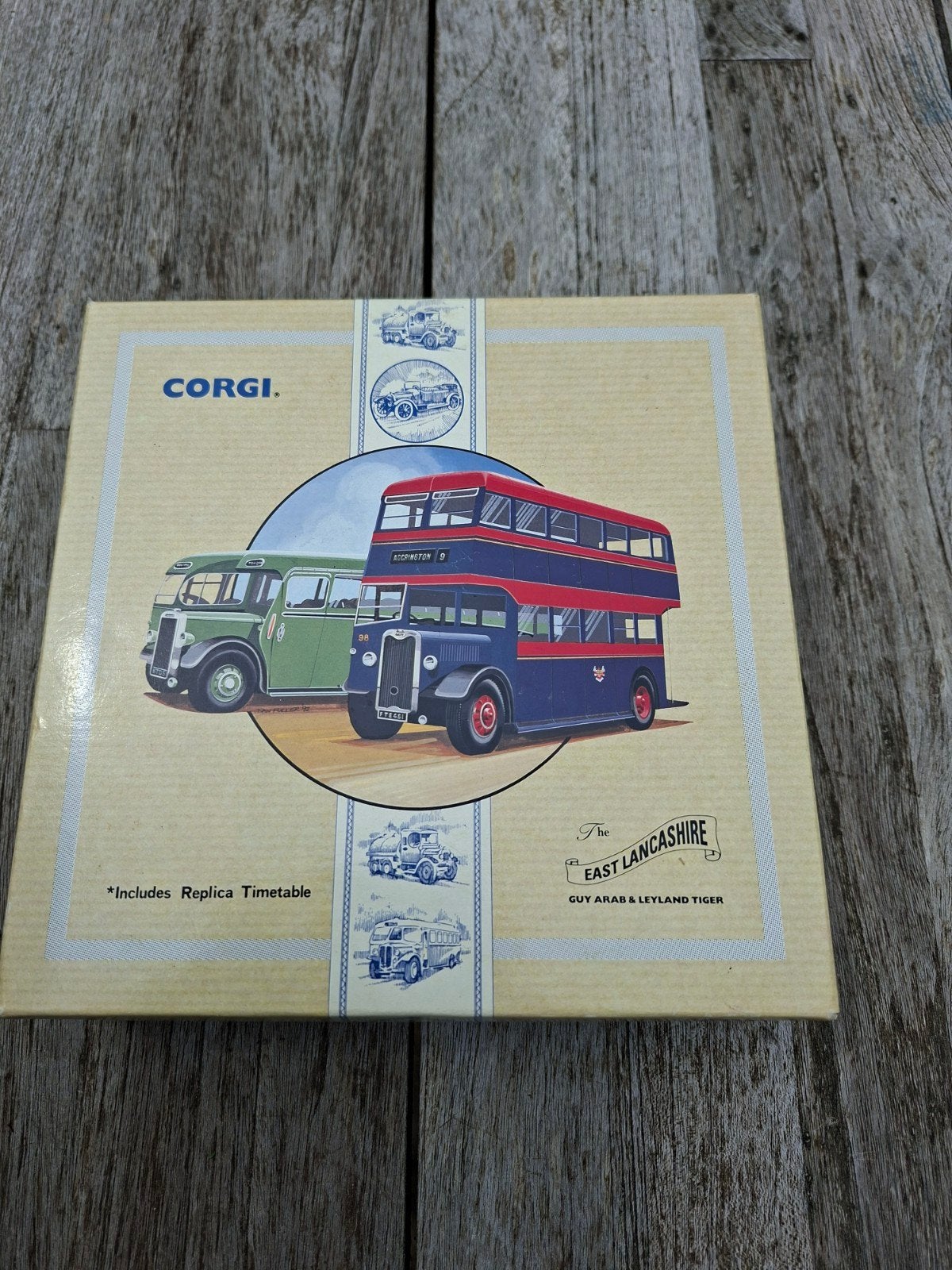 Corgi East Lancashire Set: Guy Arab & Leyland Tiger, Ophalen of Verzenden, Zo goed als nieuw