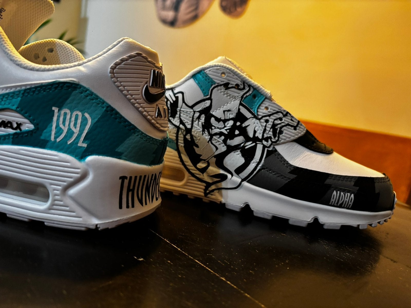 Thunderdome nike air max 90, Zwart, Nieuw, Ophalen of Verzenden, Sneakers of Gympen