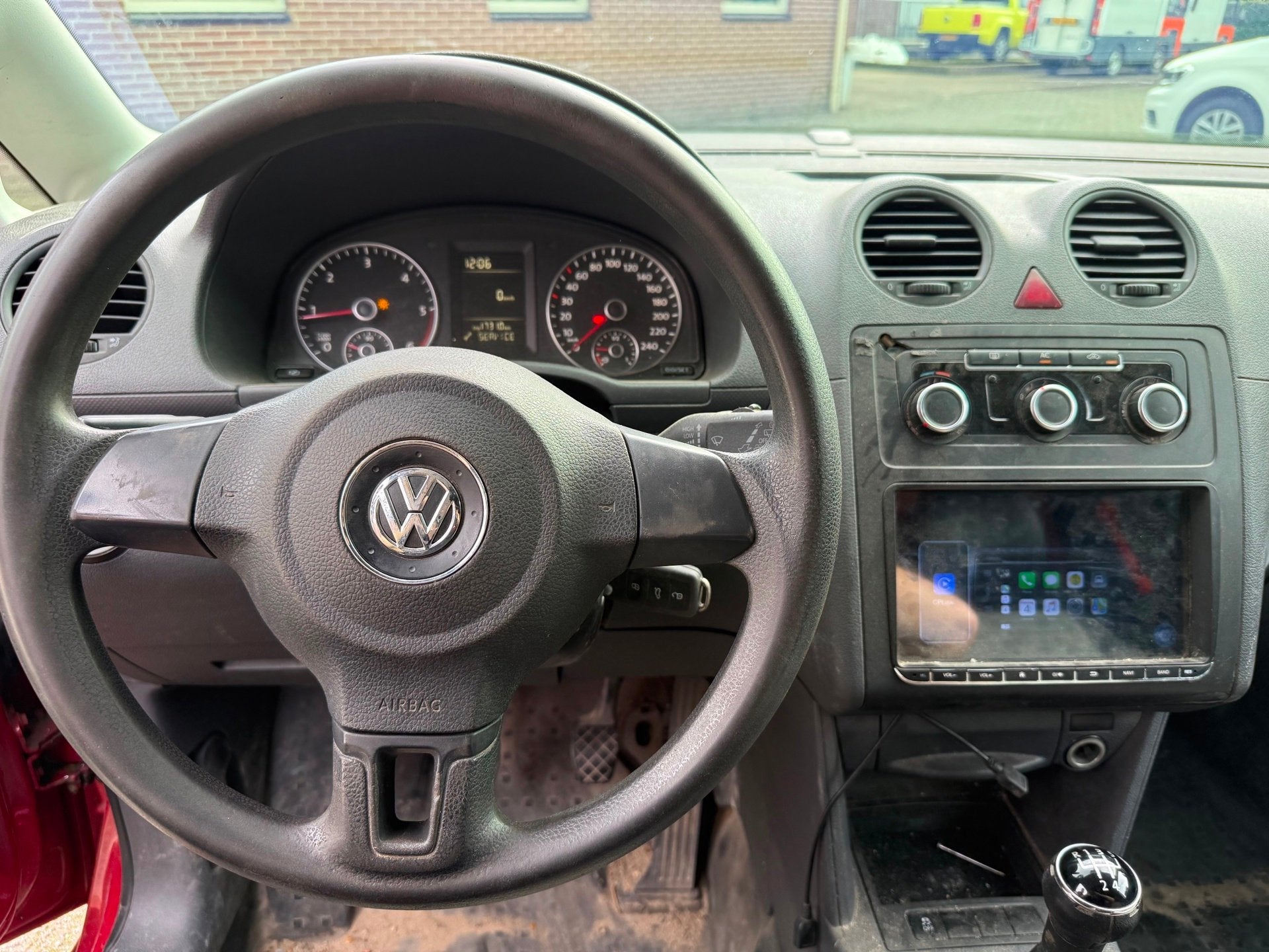 Volkswagen Caddy 1.6 TDI airco 140pk, Auto's, Voorwielaandrijving, Euro 5, Gebruikt, 4 cilinders