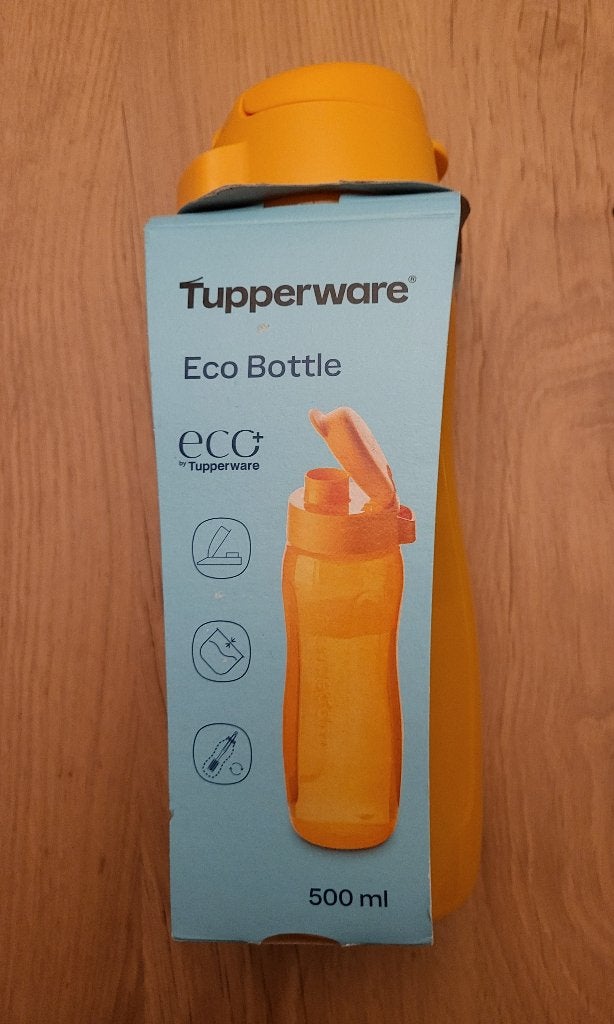 Nieuw! Tupperware drinkfles, oranje, 500ml, 500 ml, Overige typen, Nieuw, Oranje
