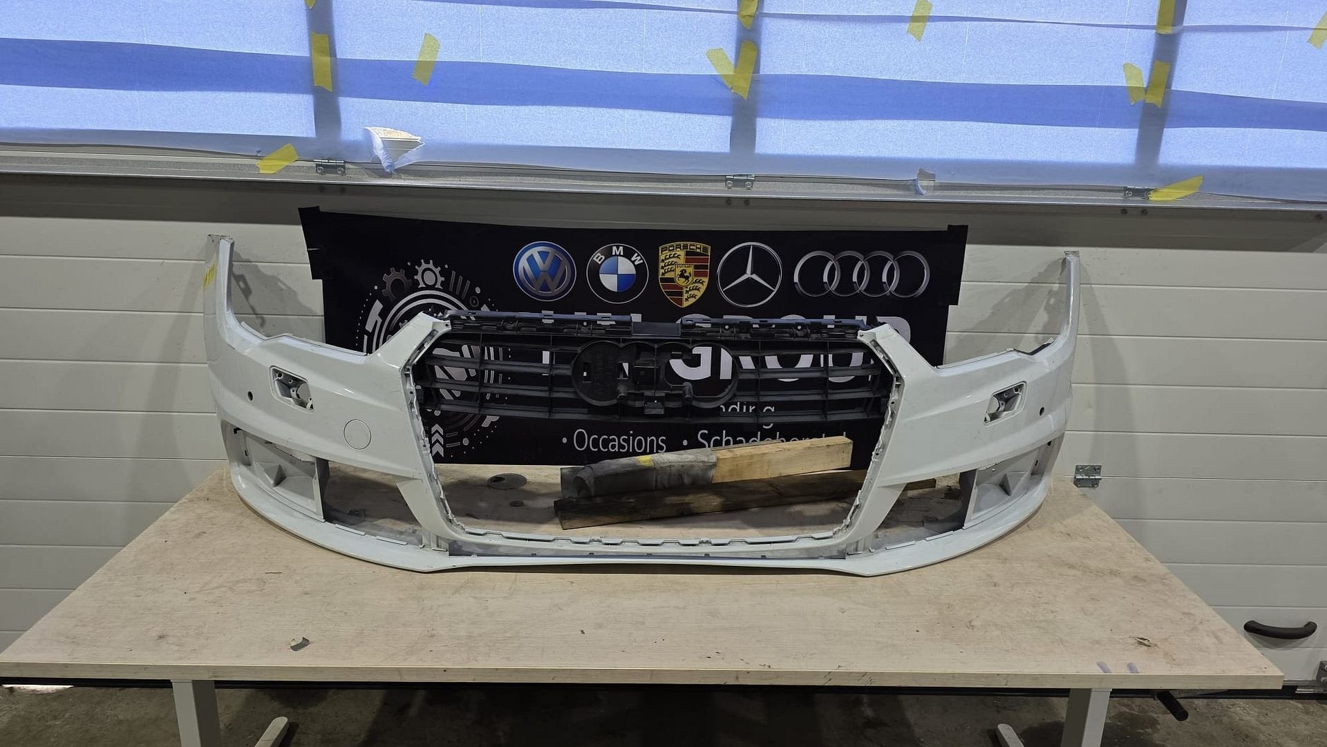 Voorbumper Audi A6 S6 C7 4G, Gebruikt, -, Voor, -