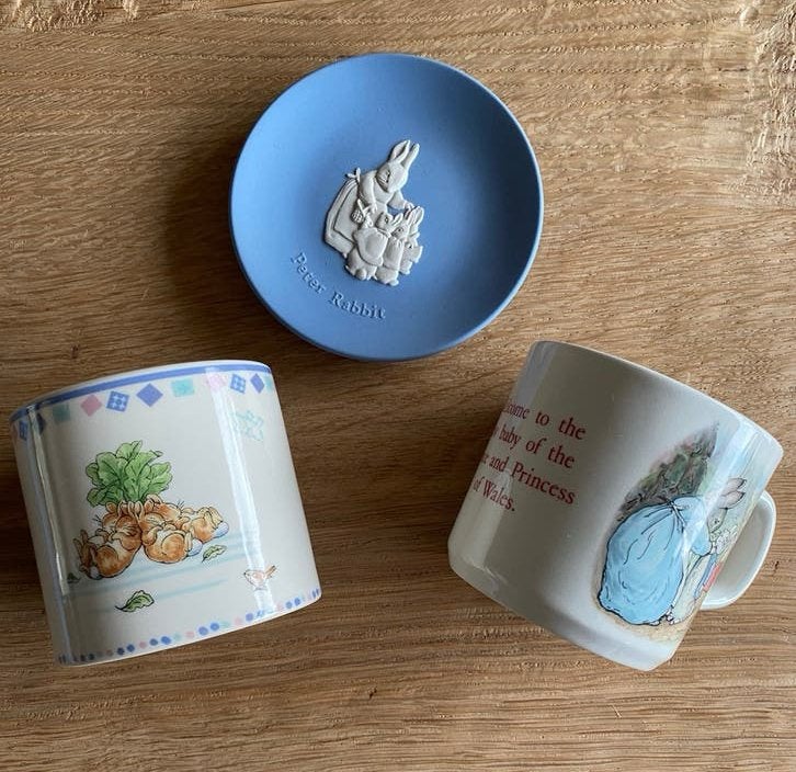 Beatrix Potter, Wedgwood (Peter Rabbit), Ophalen, Zo goed als nieuw, Porselein, Bord of Schaal