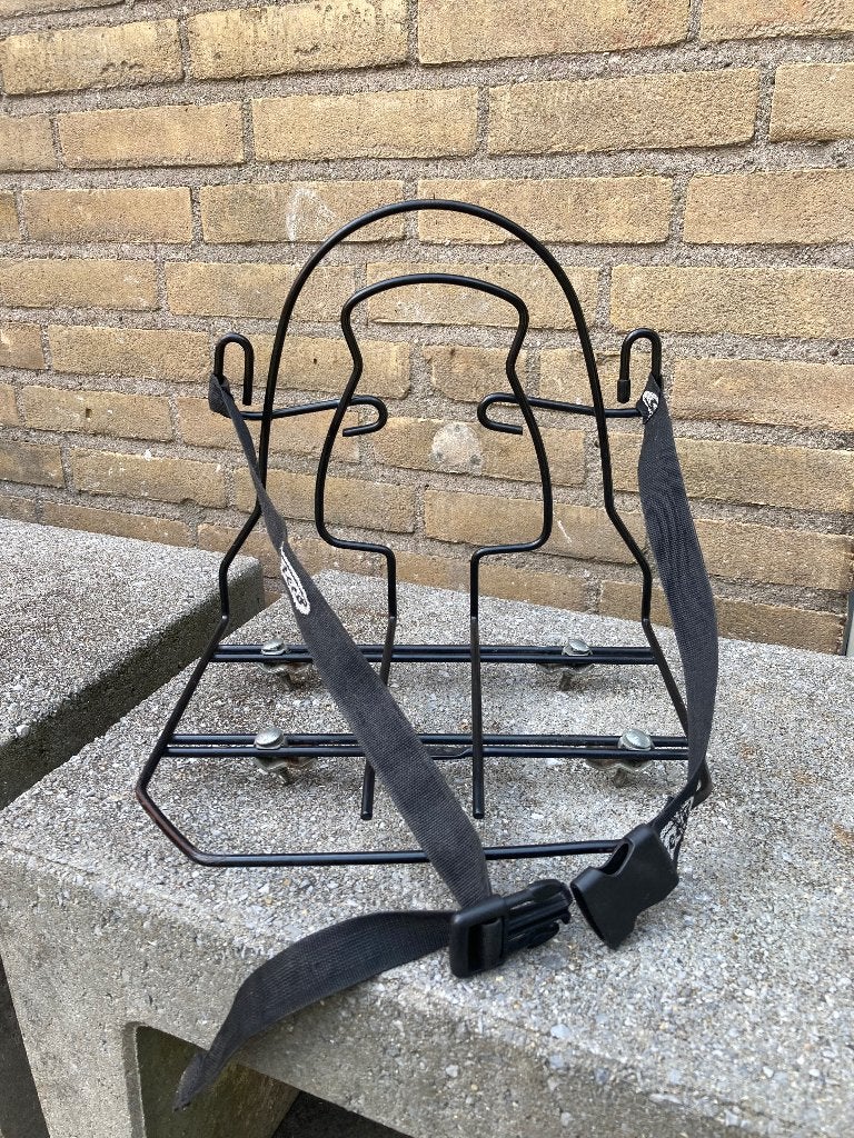 Monkey mee bagagedrager, Fietsen en Brommers, Fietsaccessoires | Bagagedragers, Gebruikt, Ophalen