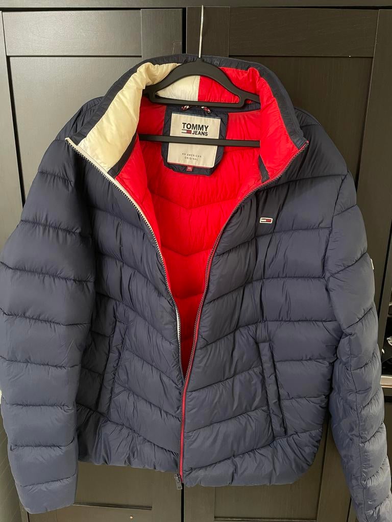 Tommy Hilfiger Jas Maat XL, Ophalen, Zo goed als nieuw, Maat 56/58 (XL), Blauw