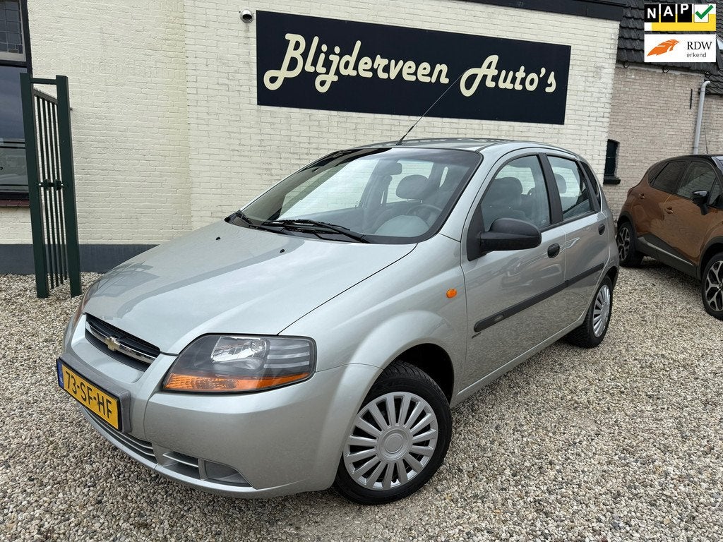 Chevrolet Kalos 1.2 Spirit 77.000KM | 5Deurs | Trekhaak | Ni, Voorwielaandrijving, 1150 cc, 4 cilinders, 965 kg
