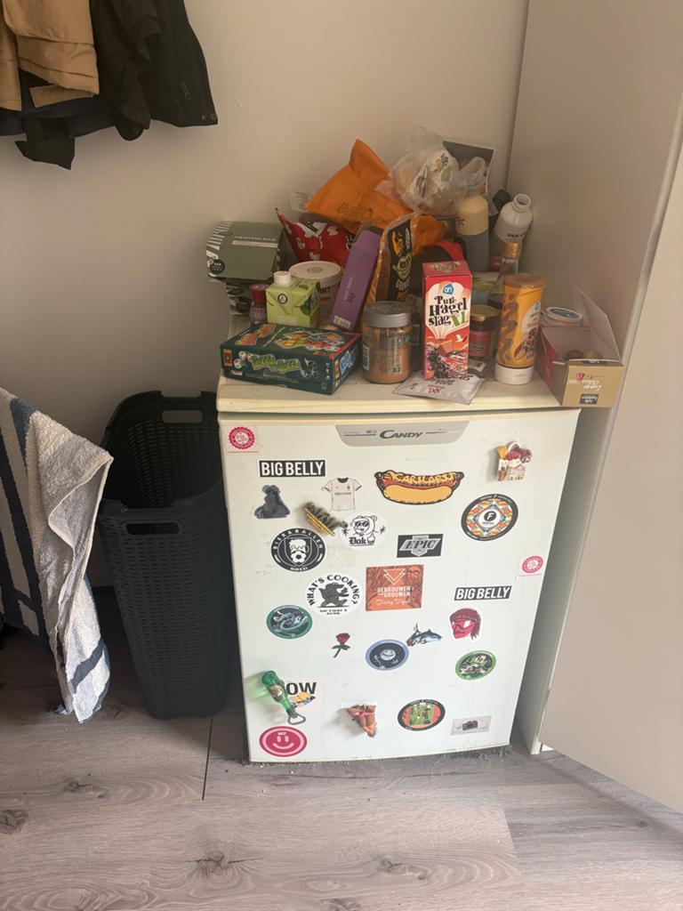 Koelkast met vriesvak - Compact en functioneel, Gebruikt, 75 tot 100 liter, 45 tot 60 cm, Met vriesvak