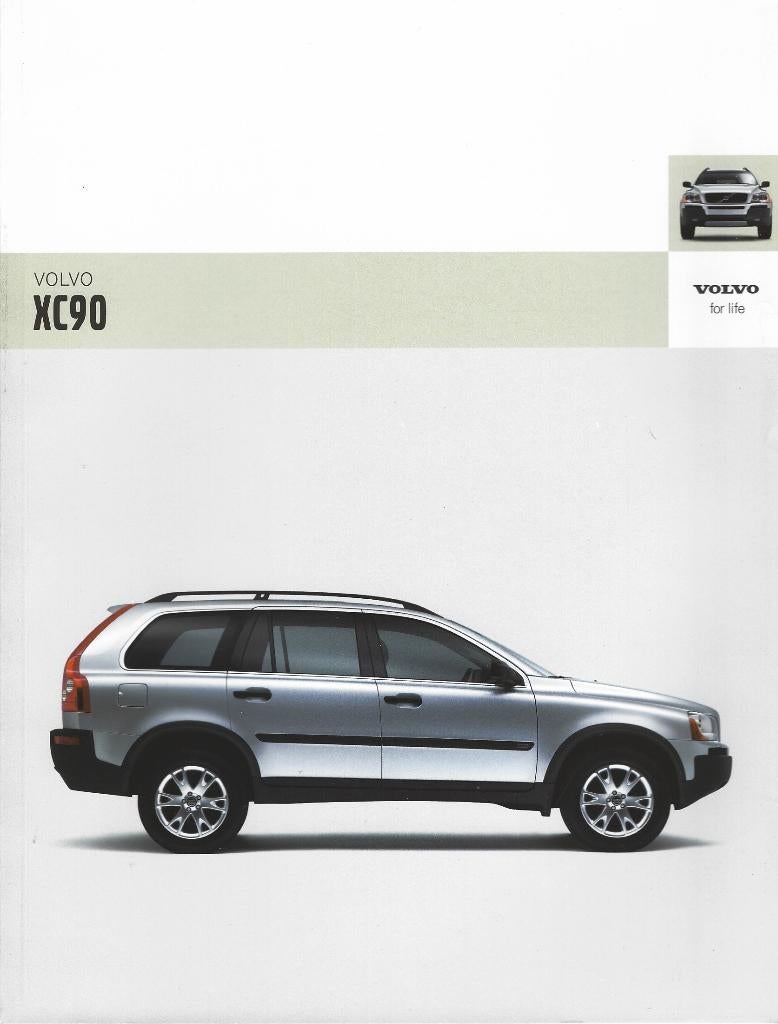 Brochure Volvo XC90 2005, Boeken, Ophalen of Verzenden, Gelezen, Volvo