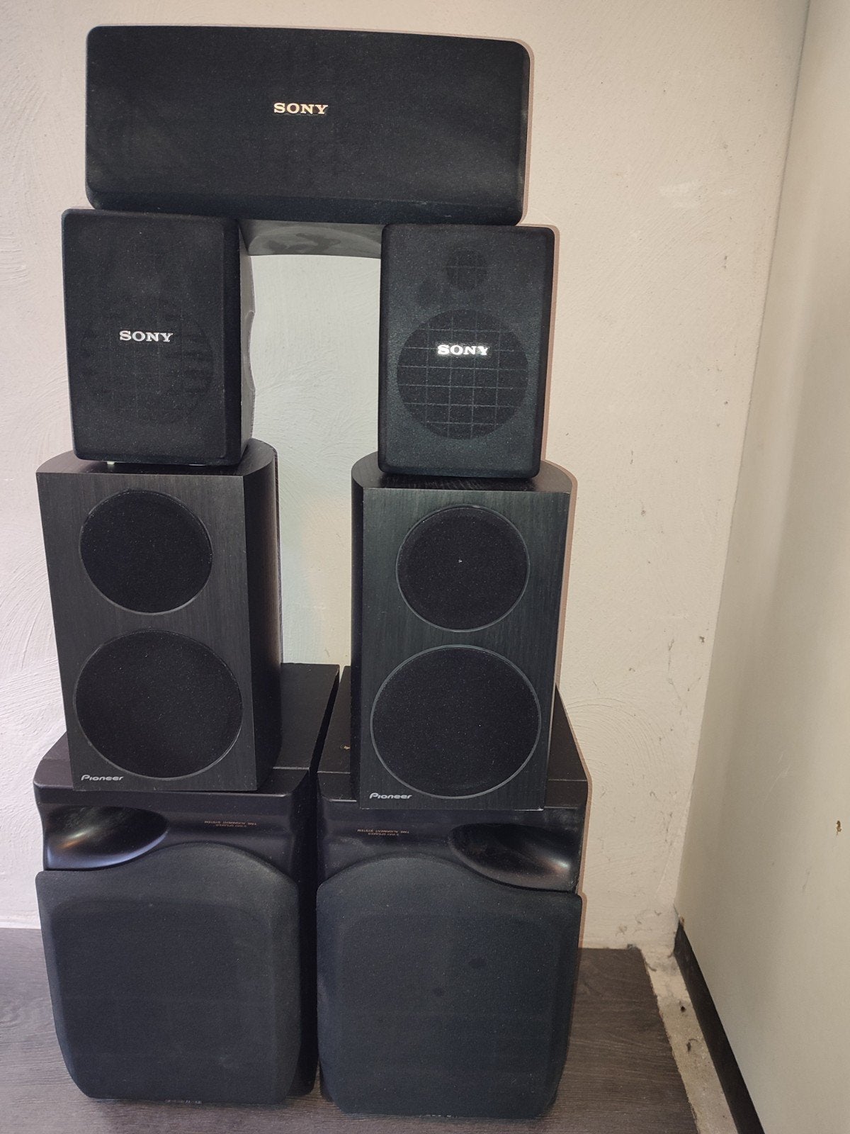 Sony Soundsystem boxen, Audio, Tv en Foto, Ophalen, Gebruikt, Speakerset, 60 tot 120 watt