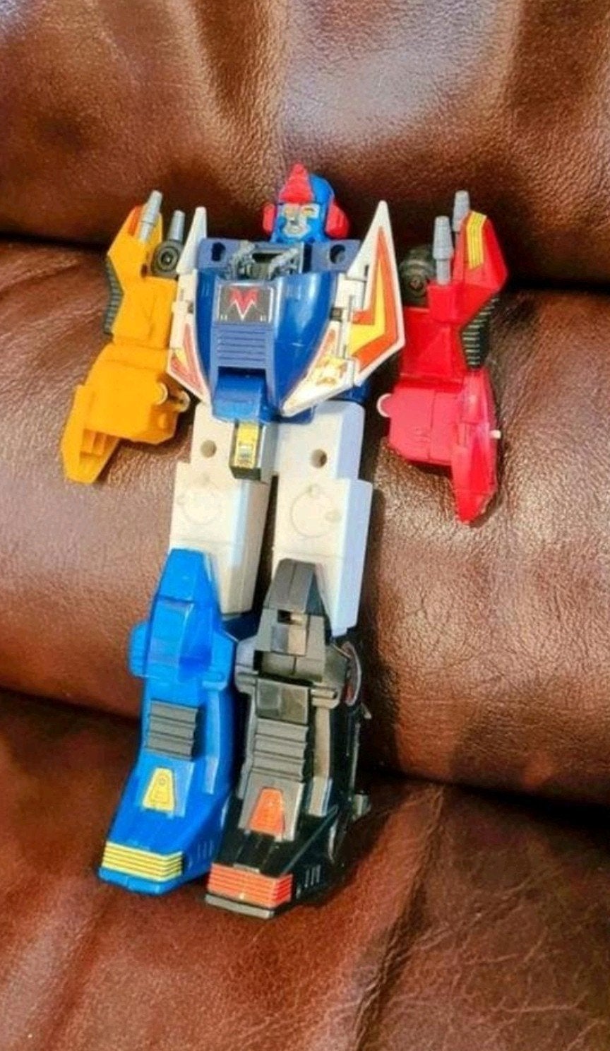 Super 5 in 1 robotmotor Jumbo Convertible Fighter TS-336 TA, Verzamelen, Transformers, Overige generaties, Ophalen of Verzenden
