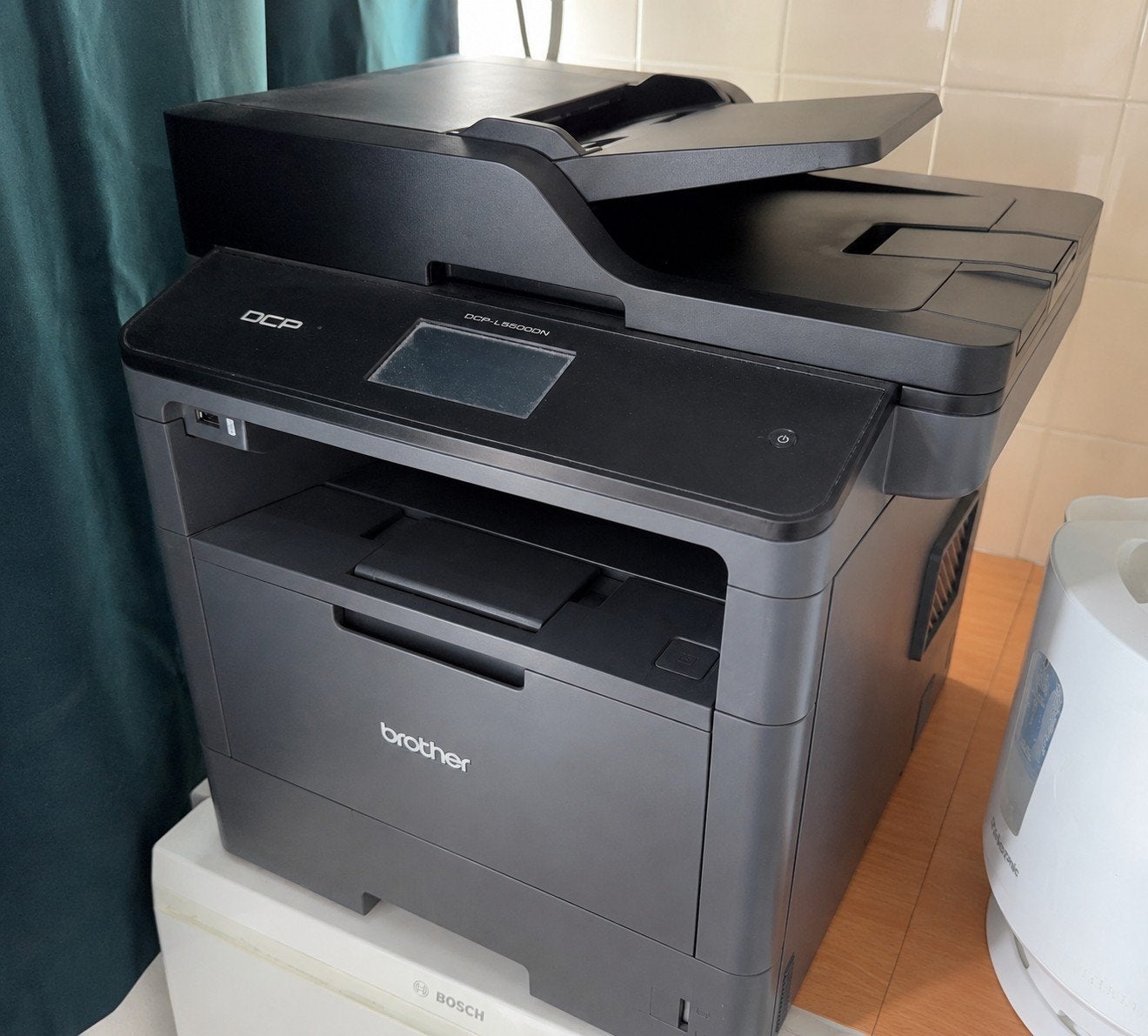 Brother DCP-L5500DN Laser Printer Scanner Copier – 50% Toner, Ophalen of Verzenden, Zo goed als nieuw