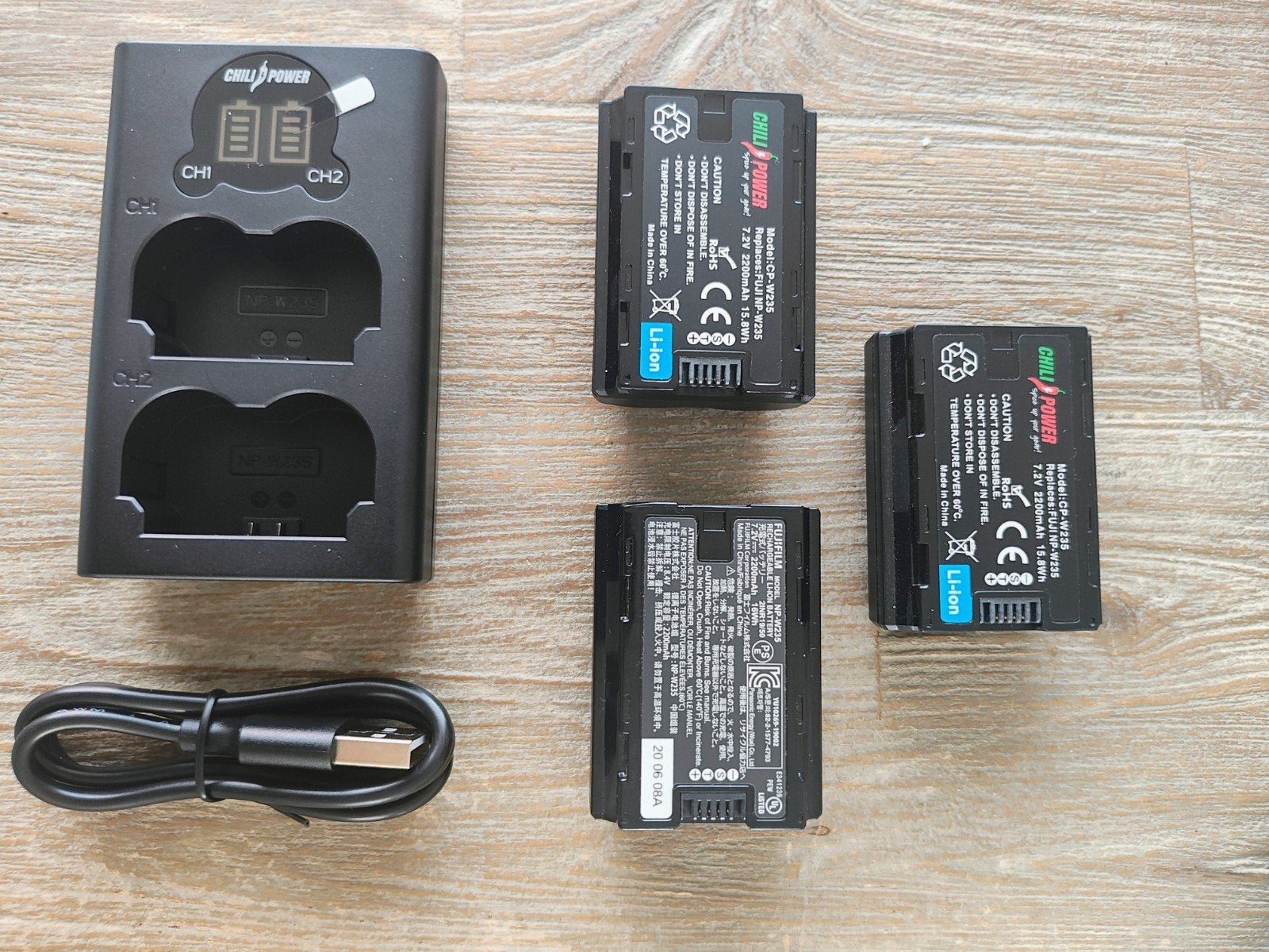 Oplader en accu's voor Fujifilm GFX W235, Ophalen of Verzenden