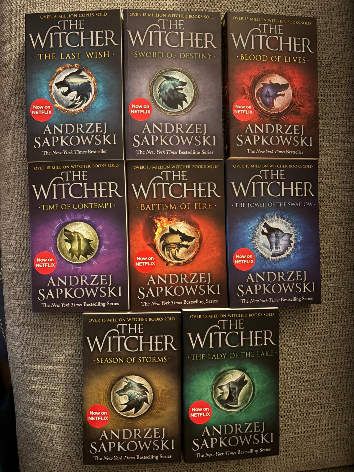 boeken set the witcher - Engelstalig, Boeken, Fantasy, Ophalen, Zo goed als nieuw