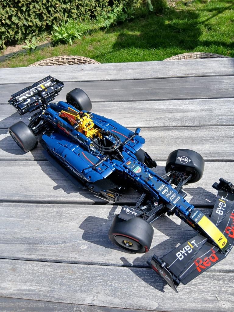 Lepin Technix Red Bull Max Verstappen raceauto, Ophalen of Verzenden