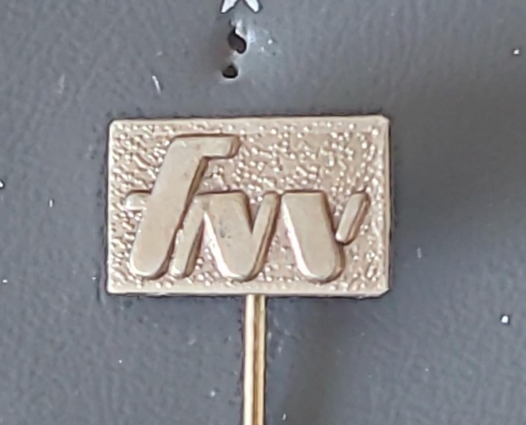 Vintage FNV Speldje, Verzenden, Gebruikt, Overige onderwerpen, Speldje of Pin