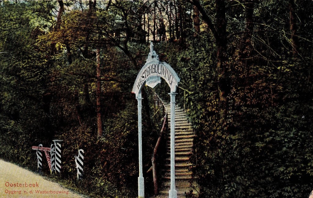 Oosterbeek – Opgang naar de Westerbouwing., Verzamelen, Ophalen of Verzenden, Voor 1920, Gelopen, Gelderland