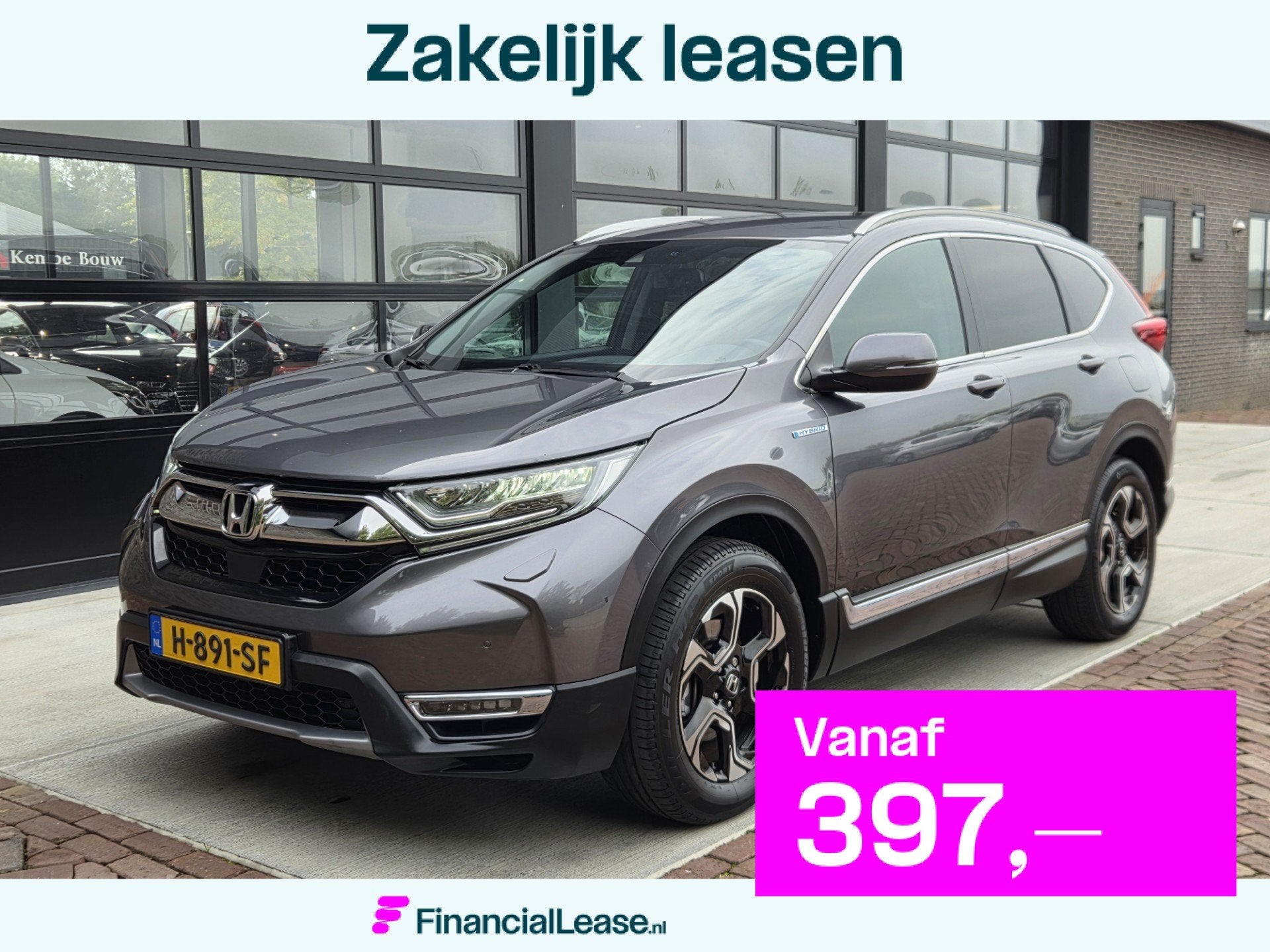 Honda CR-V 2.0 Hybrid AWD Lifestyle | Leer | Navi | Camera |, Automaat, Dealer onderhouden, Bedrijf, Vierwielaandrijving