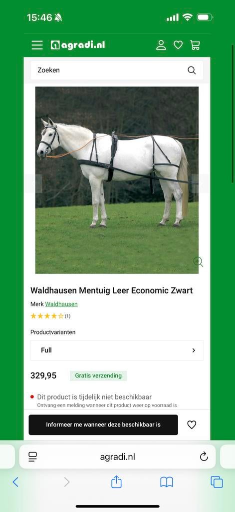 Waldhausen mentuig, zo goed als nieuw!, Dieren en Toebehoren, Ophalen of Verzenden, Zo goed als nieuw, Overige soorten