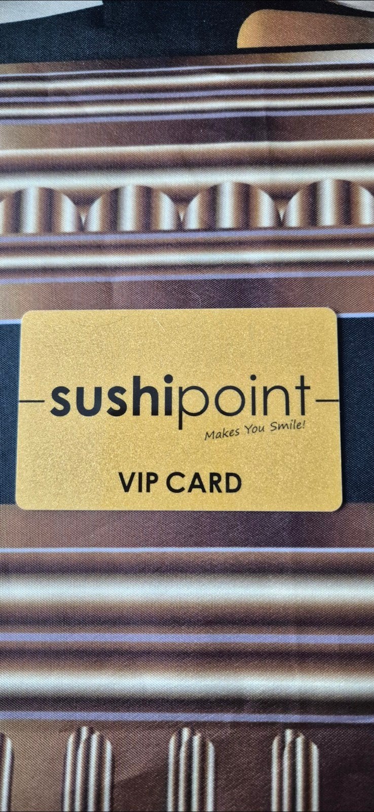 Sushipoint Vip Card, Eén persoon, Cadeaubon