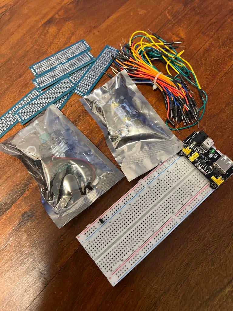 Elektronica Starter Kit: Breadboard, Jumperkabels, PCB's, Ophalen, Zo goed als nieuw
