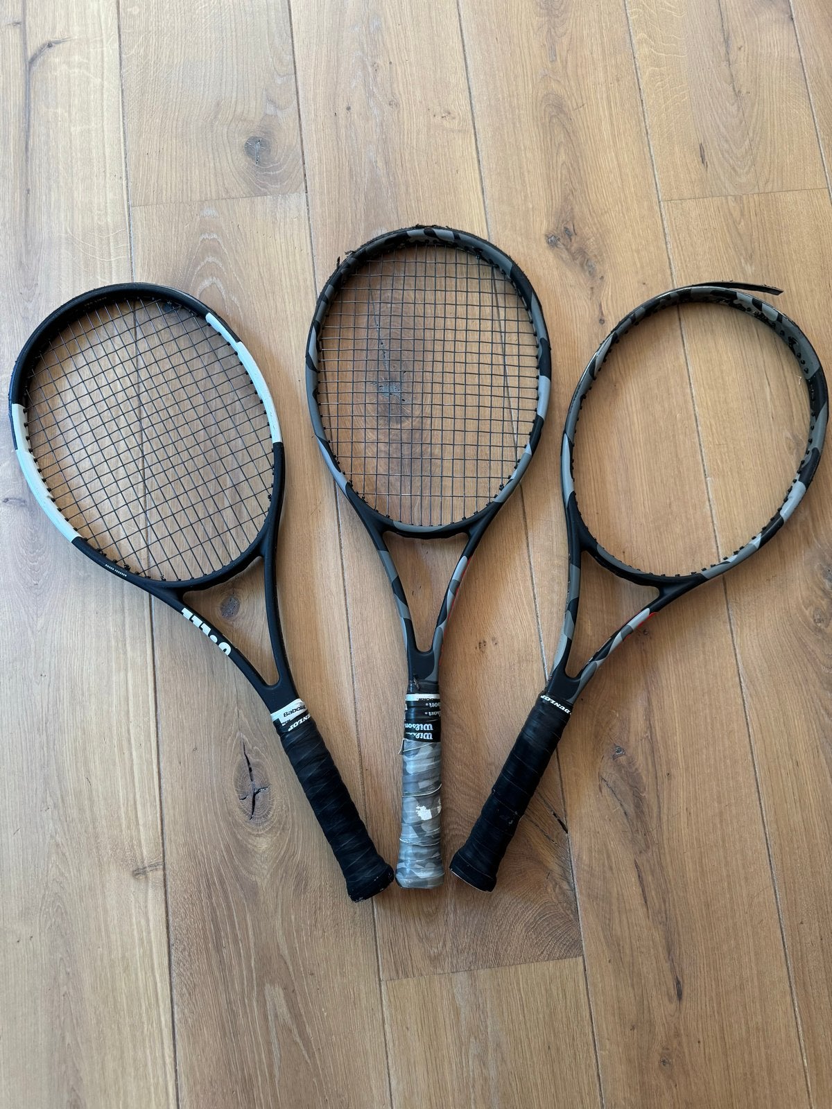 3x Wilson Pro Staff 97L Tennisrackets voor 90, Sport en Fitness, Tennis, Ophalen of Verzenden, Gebruikt, Racket, Wilson