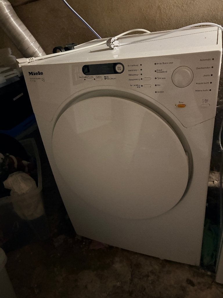 Miele T 7734 SoftCare System wasdroger, Witgoed en Apparatuur, Wasdrogers, Ophalen, Gebruikt, 8 tot 10 kg, Voorlader
