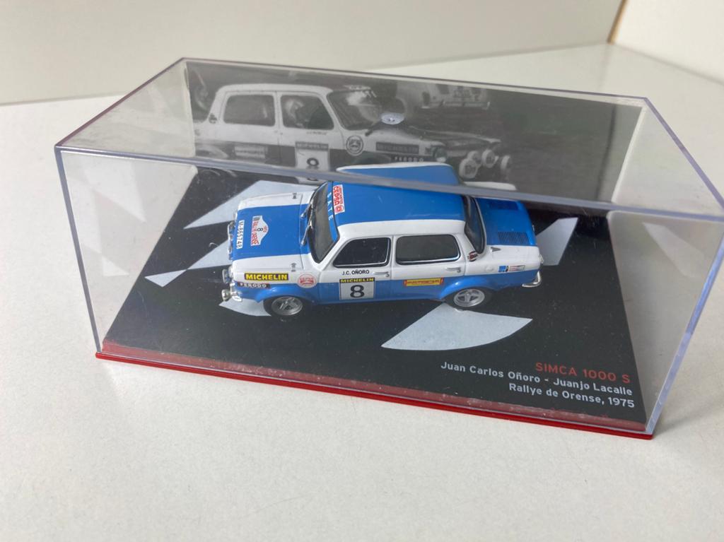 1:43 SIMCA 1000S-ODENSE RALLYE version-in vitrinebox, Ophalen of Verzenden, Nieuw, Auto, Overige merken