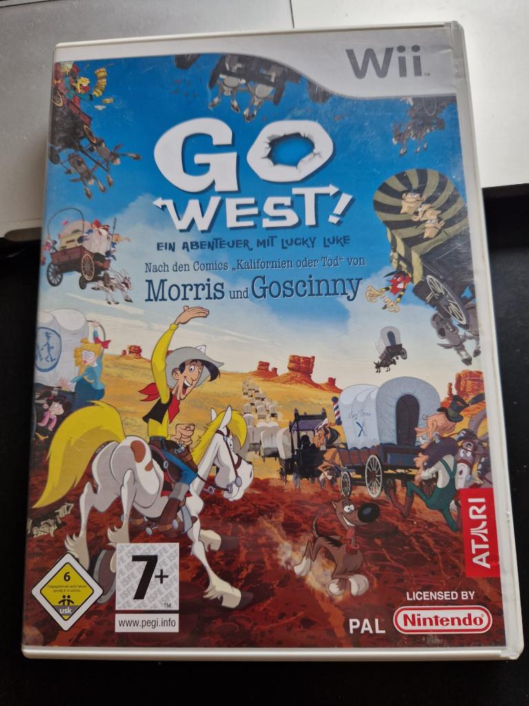 Wii Game: Go West Lucky Luke (German Version), Avontuur en Actie, 1 speler, Ophalen of Verzenden, Zo goed als nieuw