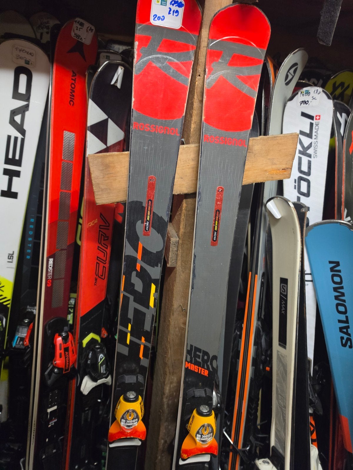 197cm ROSSIGNOL HERO MASTER R19 EXPERT SKI RACE PLATEN, Rossignol, Ophalen of Verzenden, Carve, Skiën
