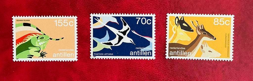 Te koop nvph nr 879-81 ned Antillen postfris, Ophalen of Verzenden, Postfris