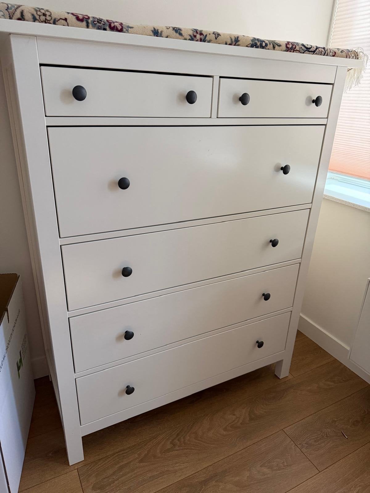 Complete Kinderkamer: Bed, Lattenbodem, Hemnes Meubels, Ophalen, Gebruikt, Jongetje of Meisje