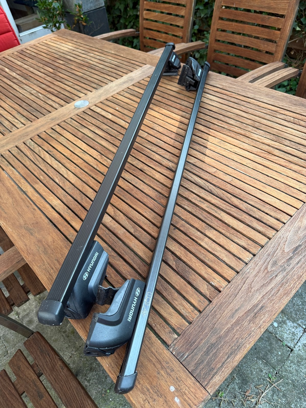 Hyundai dakdragers, Ophalen, Gebruikt