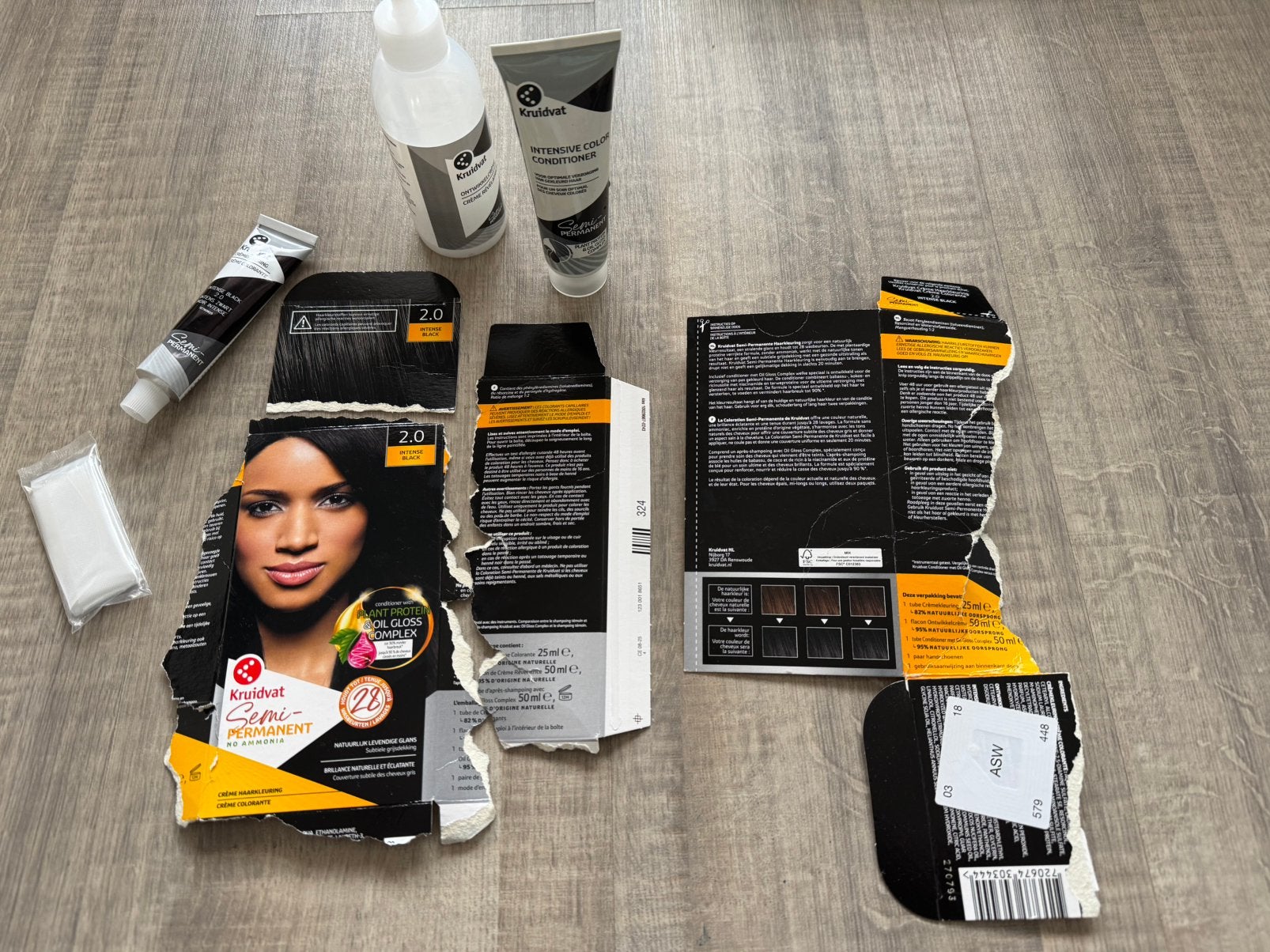 Haarverf semipermanent zwart, Ophalen, Nieuw, Overige typen