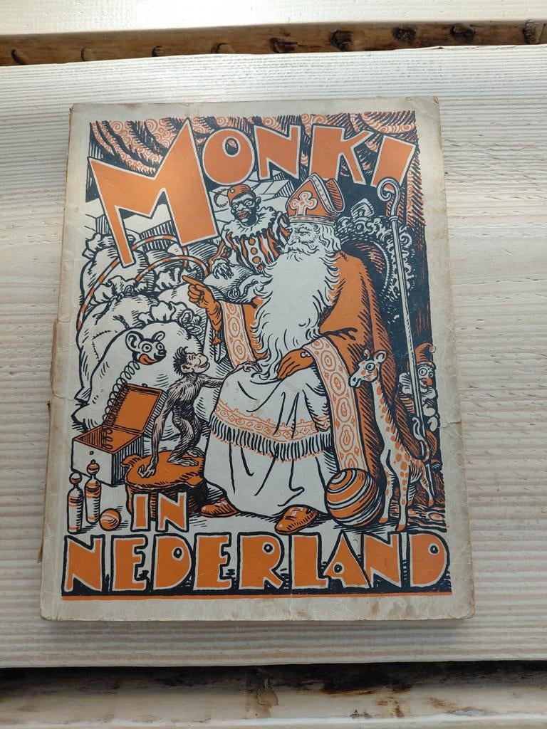 Monki in Nederland - Vintage kinderboek, Boeken, Ophalen of Verzenden, Gelezen, Onbekend