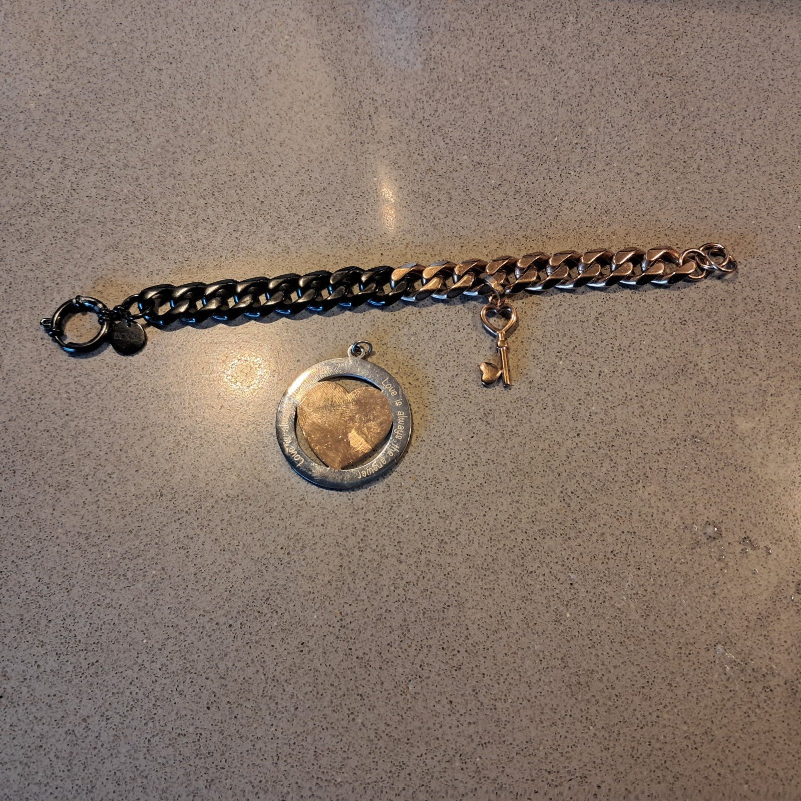 Complete iXXXi Schakelarmband (Two-Tone) inclusief Bedels –, Ophalen of Verzenden, Zo goed als nieuw, Overige kleuren, Staal
