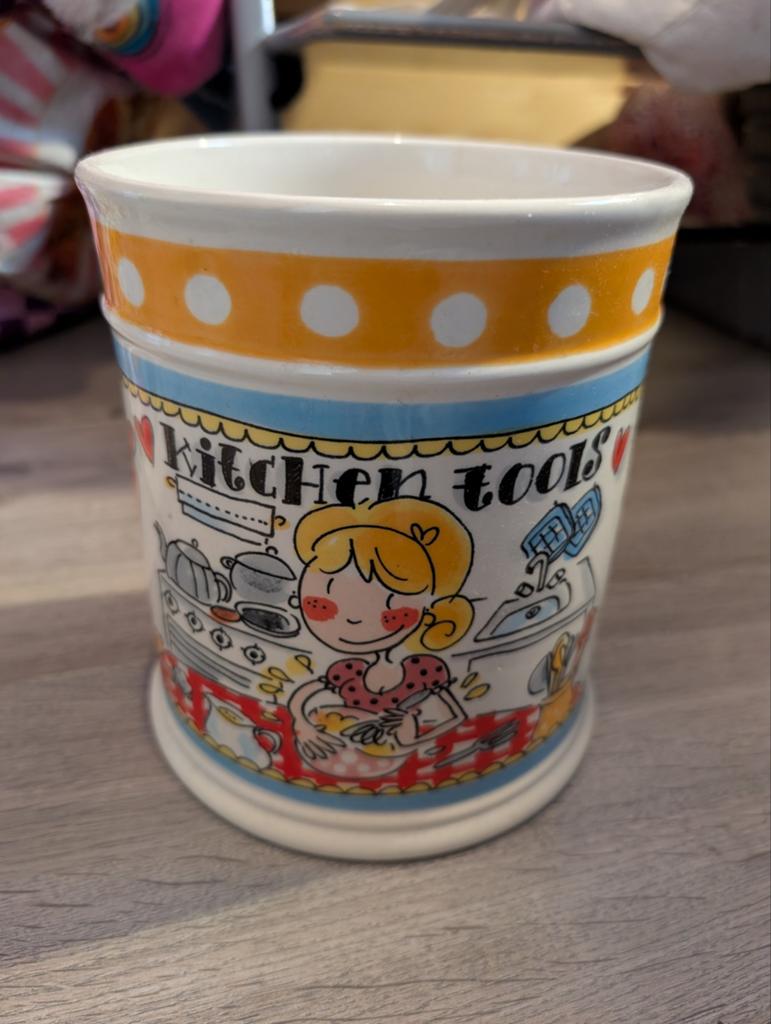 Leuke pot voor keukengerei - van Blond Amsterdam, Ophalen, Overige typen, Zo goed als nieuw, Steen/keramiek